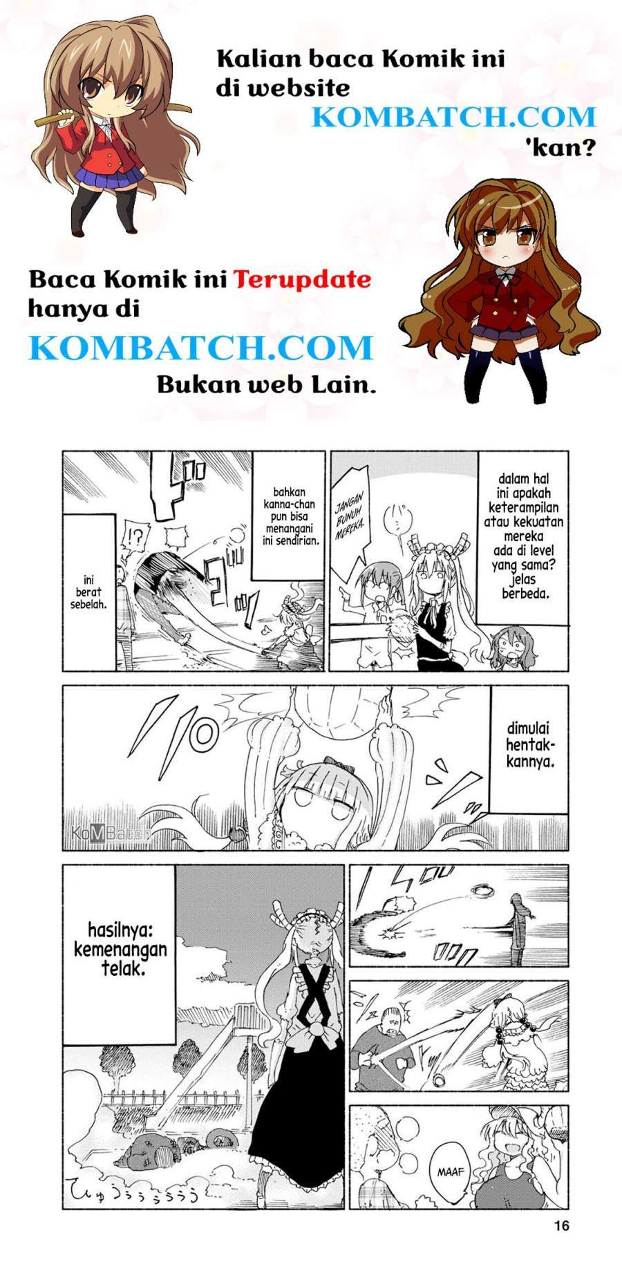 Kobayashi-san Chi no Maid Dragon Chapter 21 Gambar 15