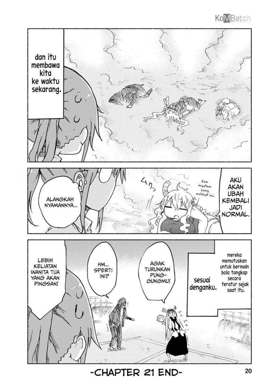 Kobayashi-san Chi no Maid Dragon Chapter 21 Gambar 19
