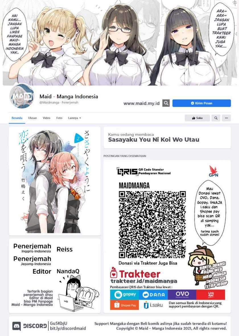 Baca  Sasayaku you ni koi wo utau Chapter 24 Gambar 2