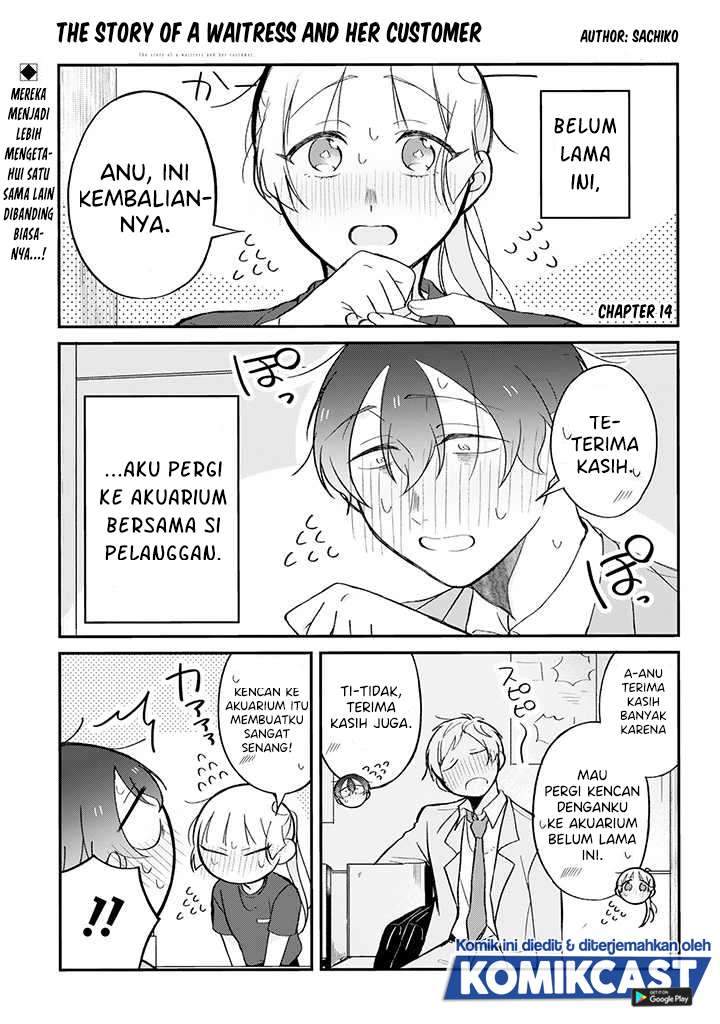 Baca Komik The Story of a Waitress and Her Customer Chapter 14 Gambar 1