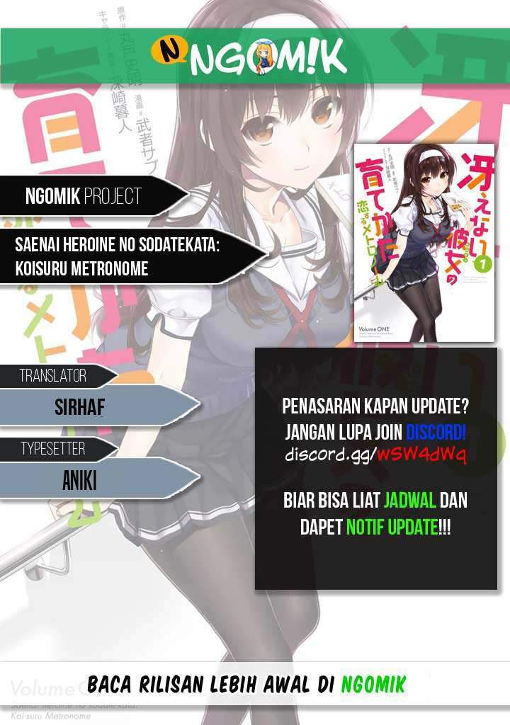 Baca Komik Saenai Heroine no Sodatekata: Koisuru Metronome Chapter 40 Gambar 1