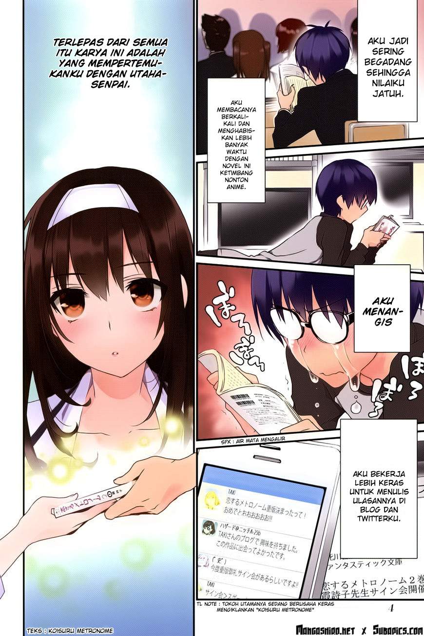 Saenai Heroine no Sodatekata: Koisuru Metronome Chapter 6 Gambar 8