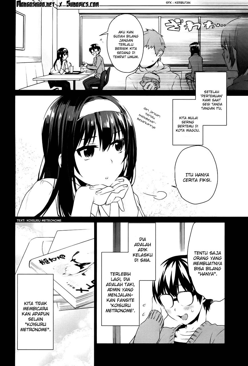 Saenai Heroine no Sodatekata: Koisuru Metronome Chapter 5 Gambar 8