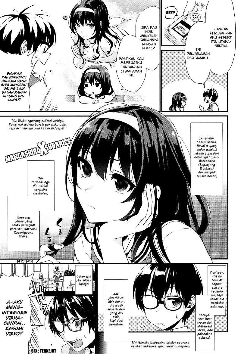 Saenai Heroine no Sodatekata: Koisuru Metronome Chapter 1 Gambar 10