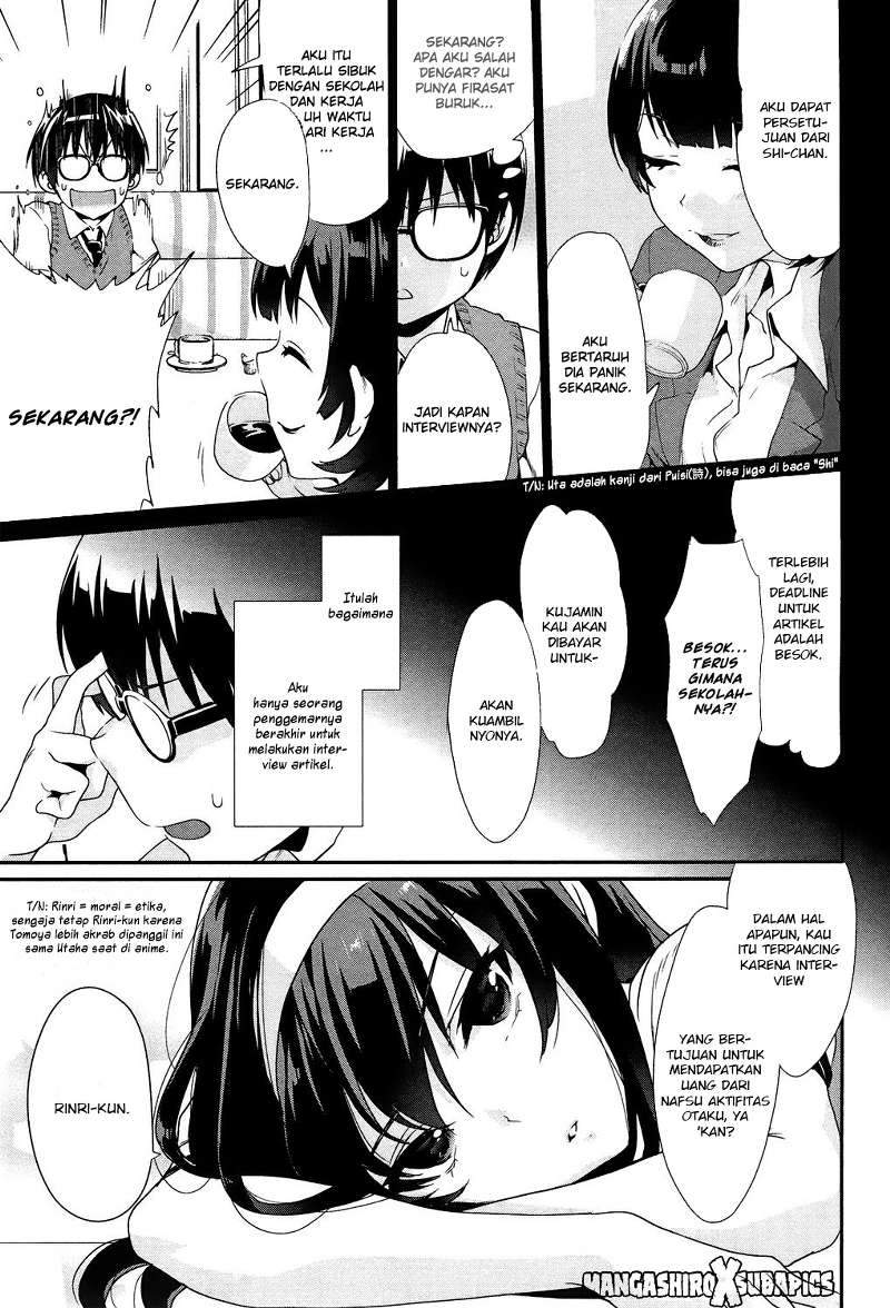 Saenai Heroine no Sodatekata: Koisuru Metronome Chapter 1 Gambar 12