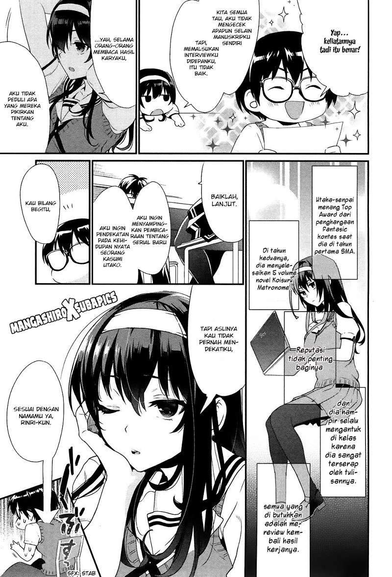 Saenai Heroine no Sodatekata: Koisuru Metronome Chapter 1 Gambar 16