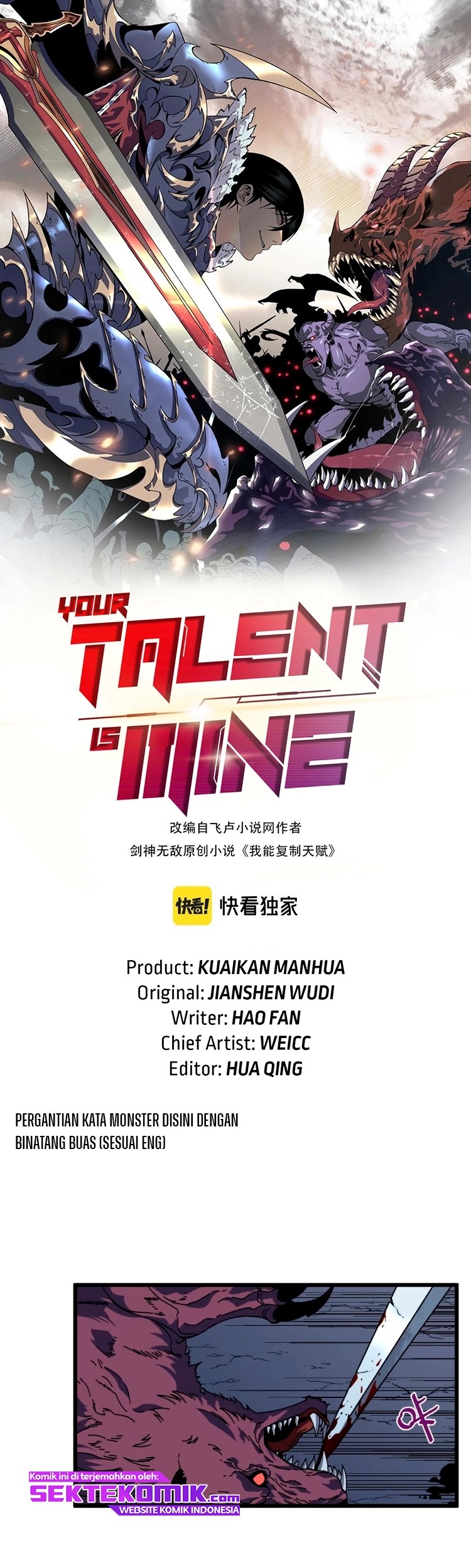 Baca  Your Talent is Mine Chapter 09 Gambar 2