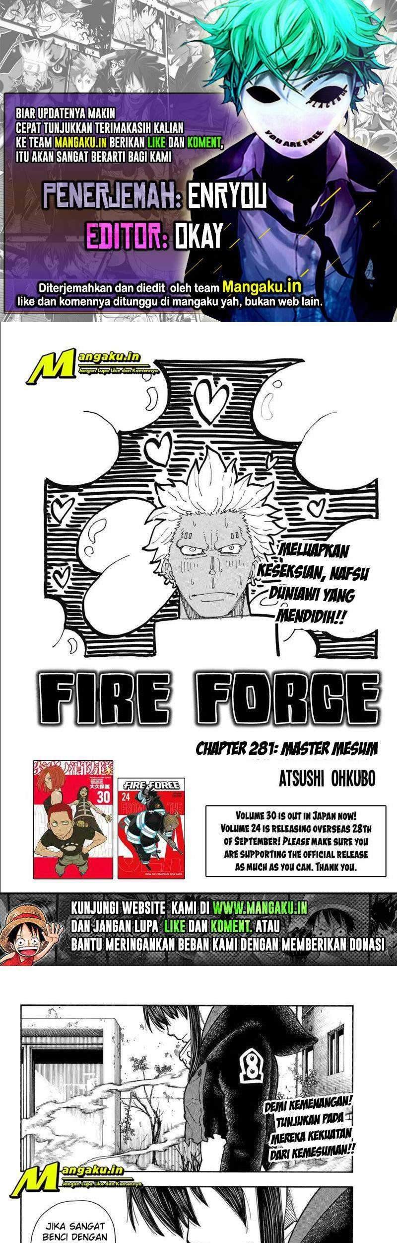 Baca Komik Fire Brigade of Flames Chapter 281 Gambar 1