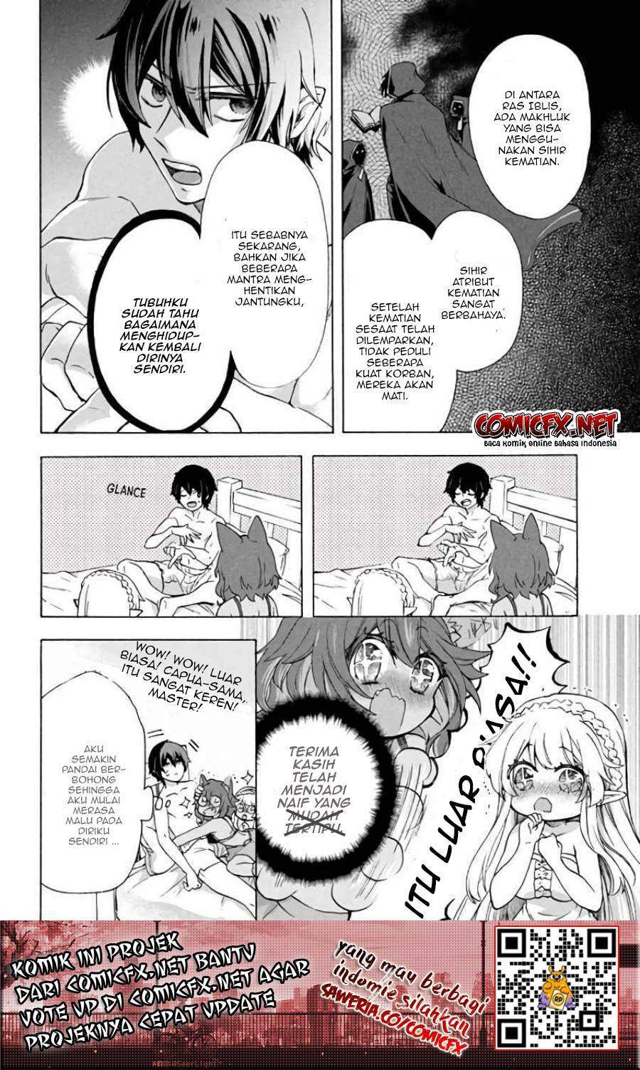 “Kukuku… He is the weakest of the Four Heavenly Monarchs.” I was dismissed from my job but somehow I became the master of a hero and a holy maiden. Chapter 4.1 Gambar 11