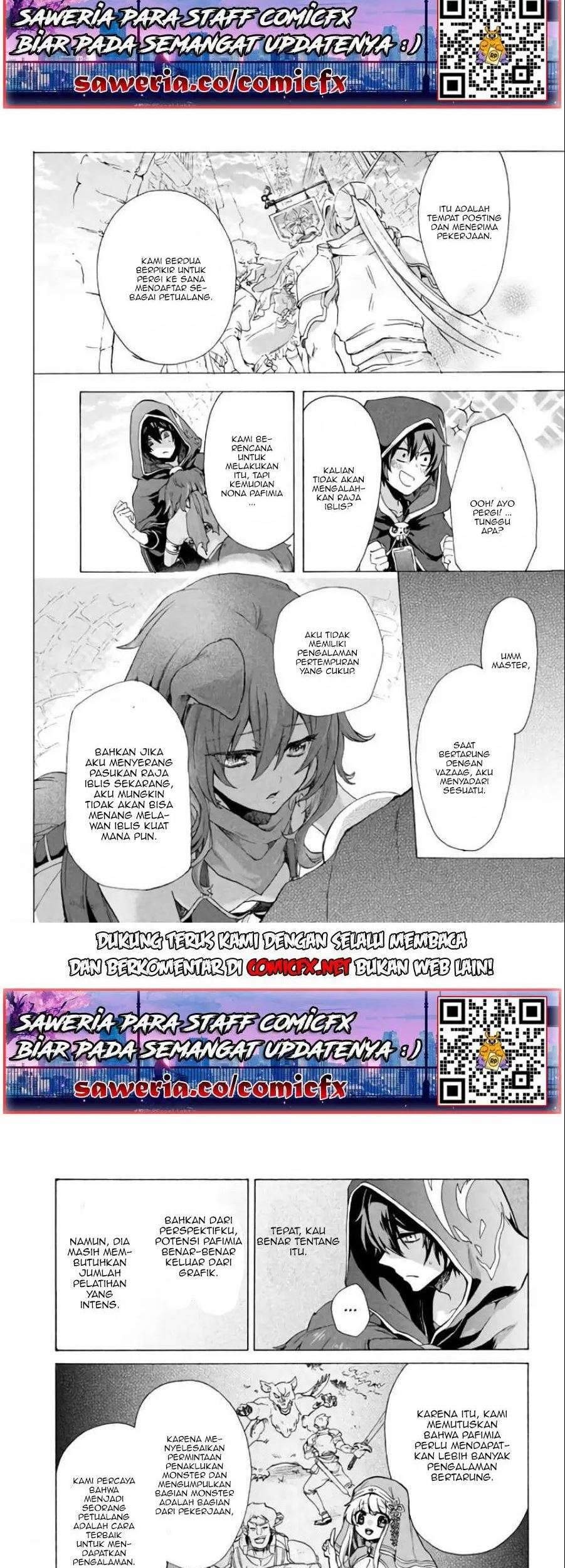 “Kukuku… He is the weakest of the Four Heavenly Monarchs.” I was dismissed from my job but somehow I became the master of a hero and a holy maiden. Chapter 2.2 Gambar 3