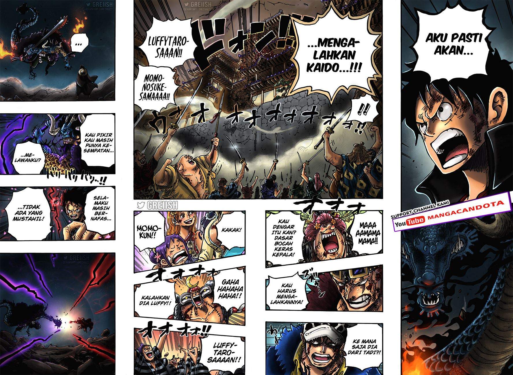 One Piece Chapter 1026 HD Gambar 12