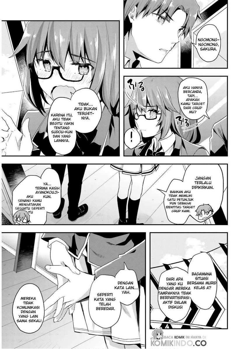 Youkoso Jitsuryoku Shijou Shugi no Kyoushitsu e Chapter 42 Gambar 6