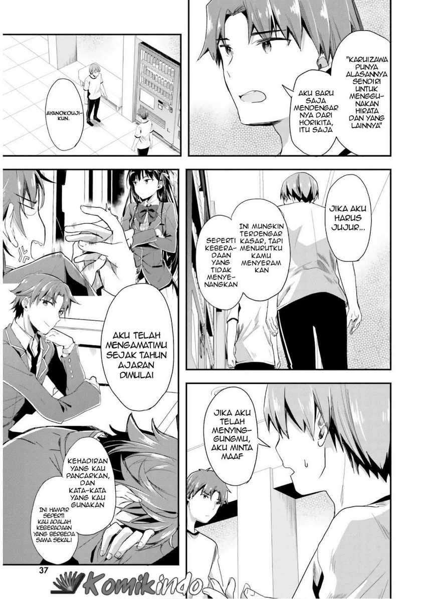Youkoso Jitsuryoku Shijou Shugi no Kyoushitsu e Chapter 40 Gambar 13