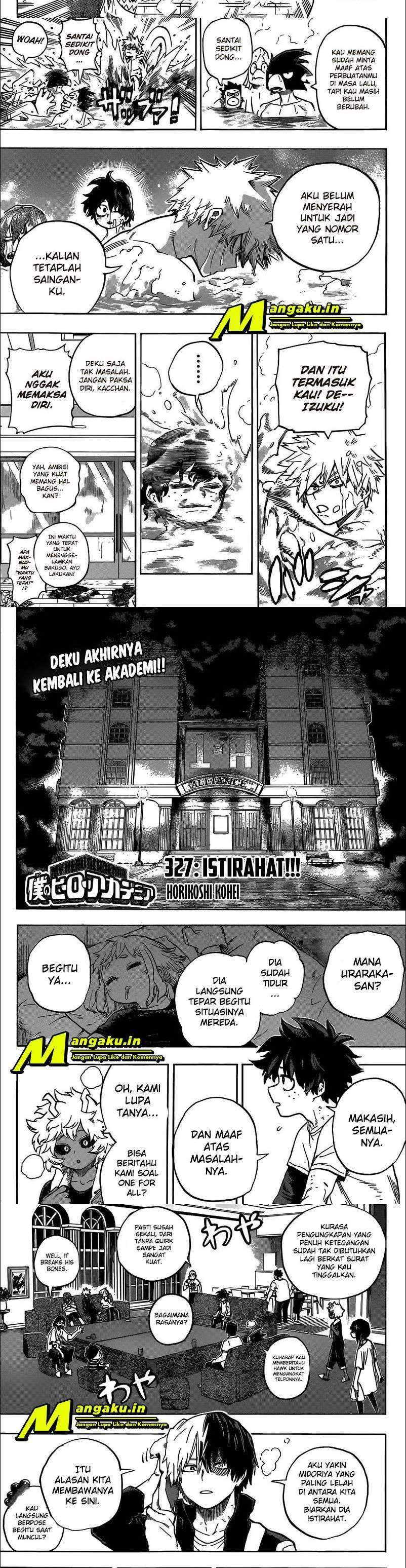 Baca Manga Boku no Hero Academia Chapter 327 Gambar 2