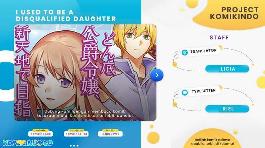 Baca Komik I Used to be a Disqualified Daughter of the Duke Chapter 02.2 Gambar 1