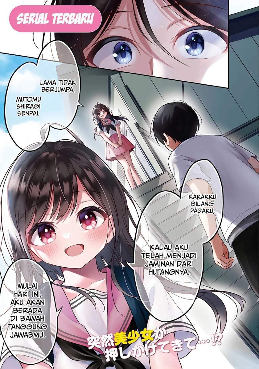 Baca Yuujin ni 500 Yen Kashitara Shakkin no Kata ni Imouto wo Yokoshite Kita Nodakeredo, Ore wa Ittai Dou Sureba Iindarou Chapter 1 Gambar 2