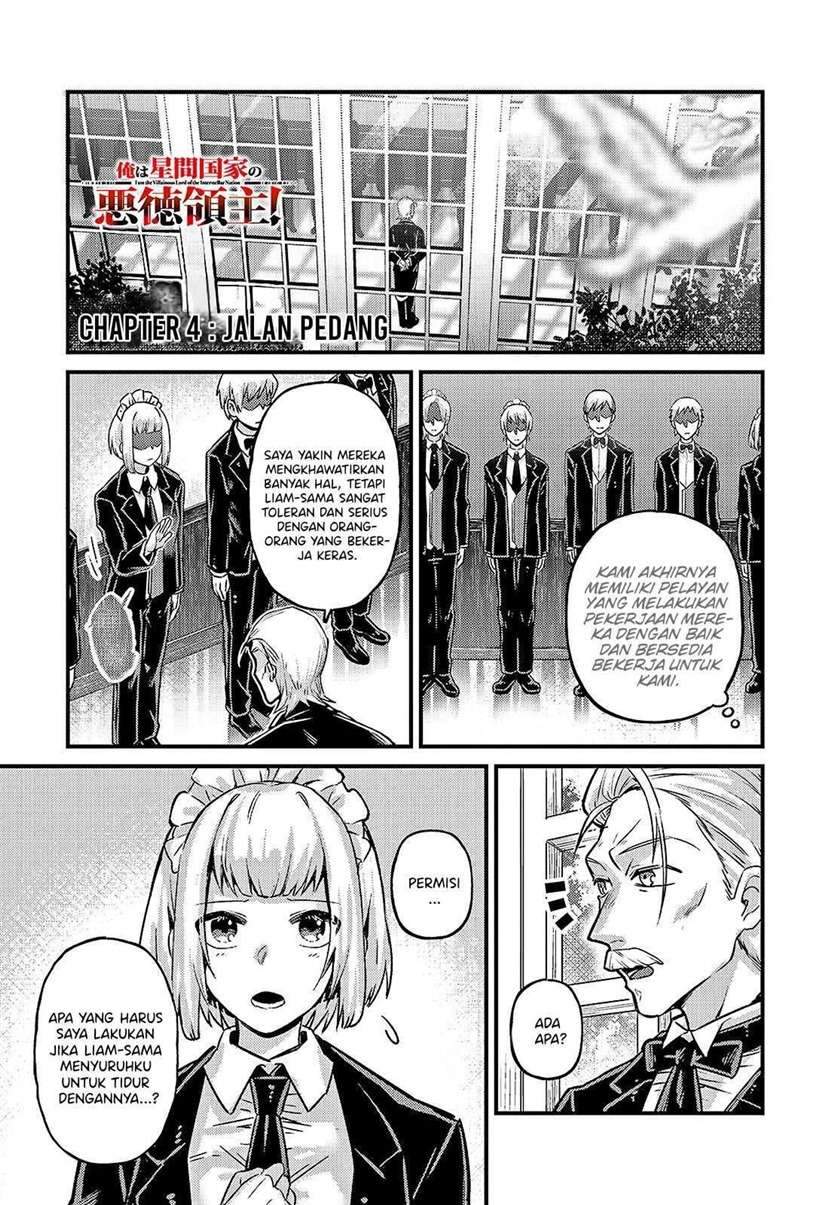 Baca OreAku, Ore wa Seikan Kokka no Akutoku Ryoushu! Chapter 4 Gambar 2