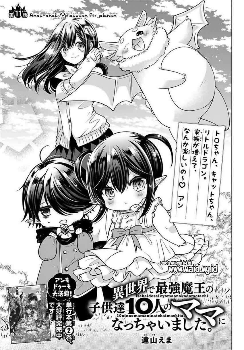 Isekai de Saikyo Mao no Kodomotachi no Mama ni Natchaimashita. Chapter 11 Gambar 3