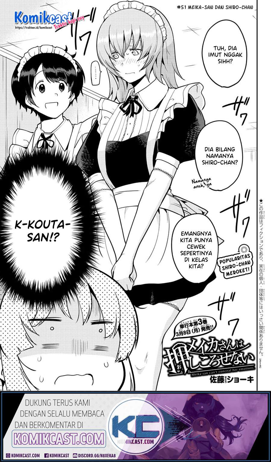 Baca Meika-san Can’t Conceal Her Emotions Chapter 51 Gambar 2