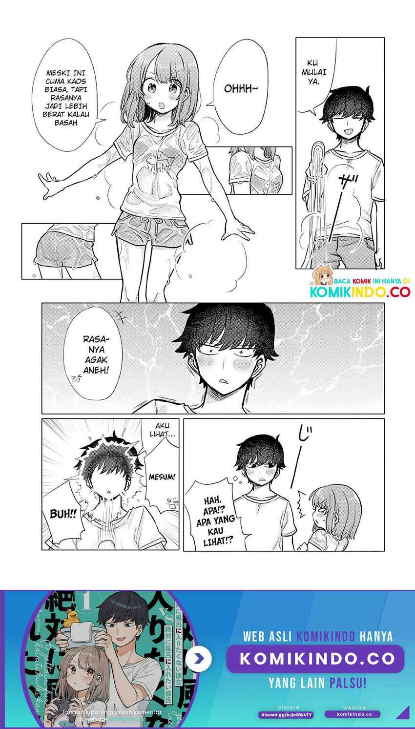 Girlfriend Who Absolutely Doesn’t Want to Take a Bath VS Boyfriend Who Absolutely Wants Her to Take a Bath Chapter 28 Gambar 4