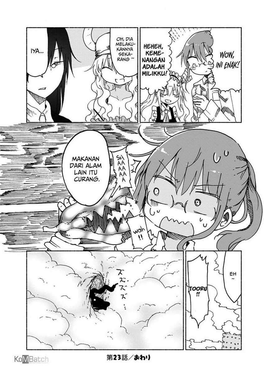 Kobayashi-san Chi no Maid Dragon Chapter 23 Gambar 14