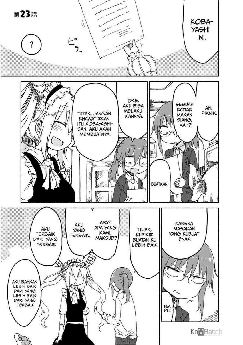 Kobayashi-san Chi no Maid Dragon Chapter 23 Gambar 3