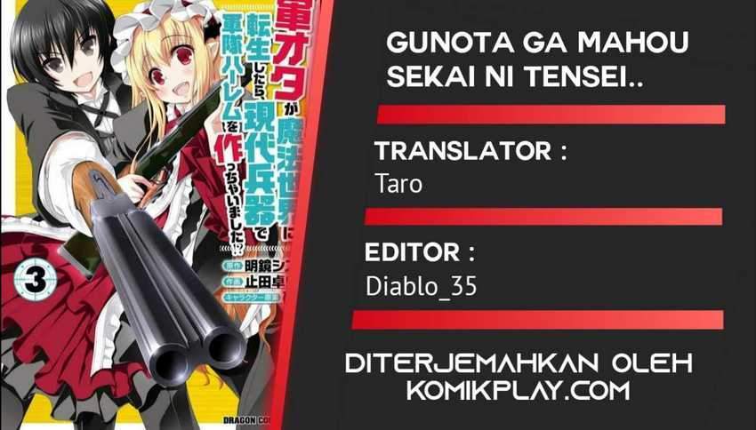 Baca Komik Gunota ga Mahou Sekai ni Tensei Shitara, Gendai Heiki de Guntai Harem o Tsukucchaimashita!? Chapter 24 Gambar 1