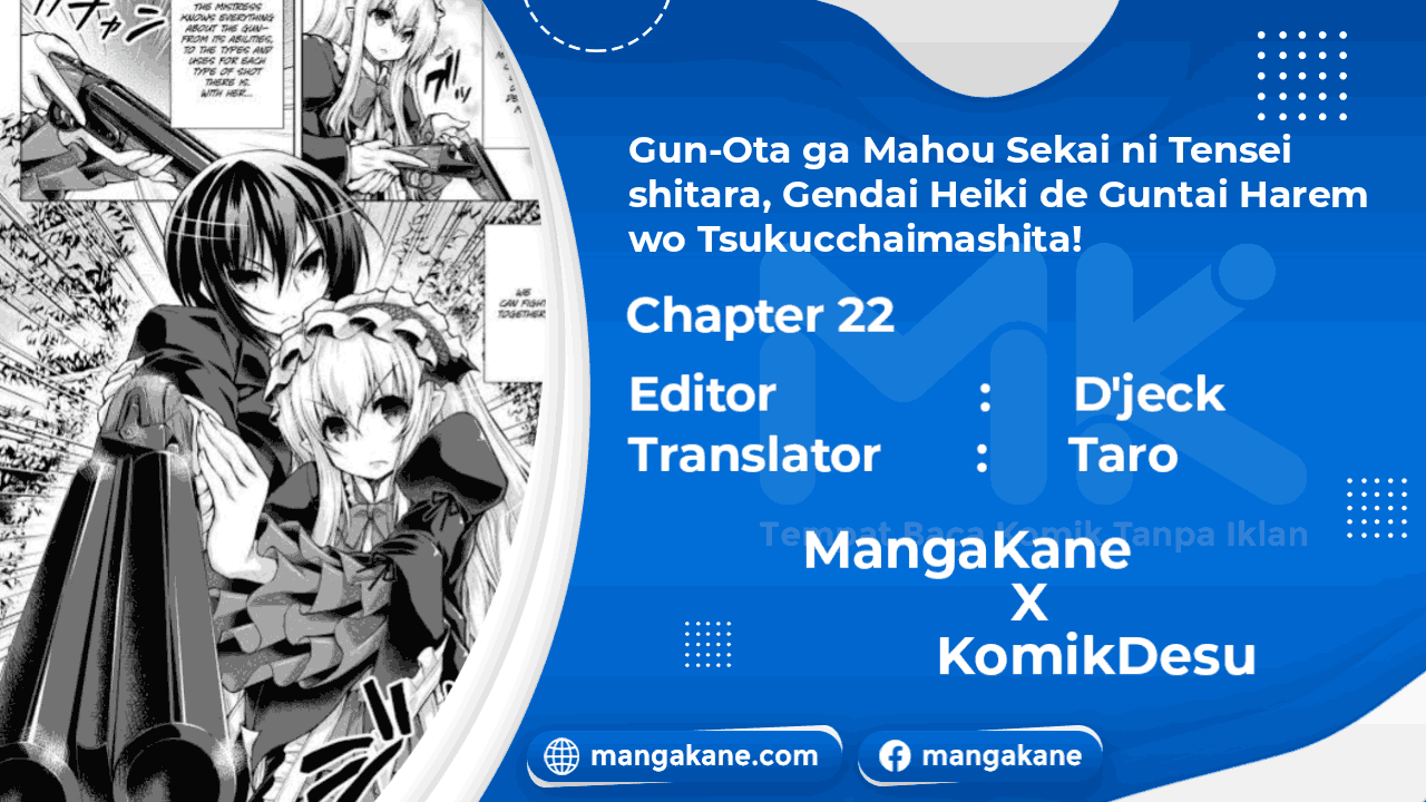Baca Komik Gunota ga Mahou Sekai ni Tensei Shitara, Gendai Heiki de Guntai Harem o Tsukucchaimashita!? Chapter 22 Gambar 1