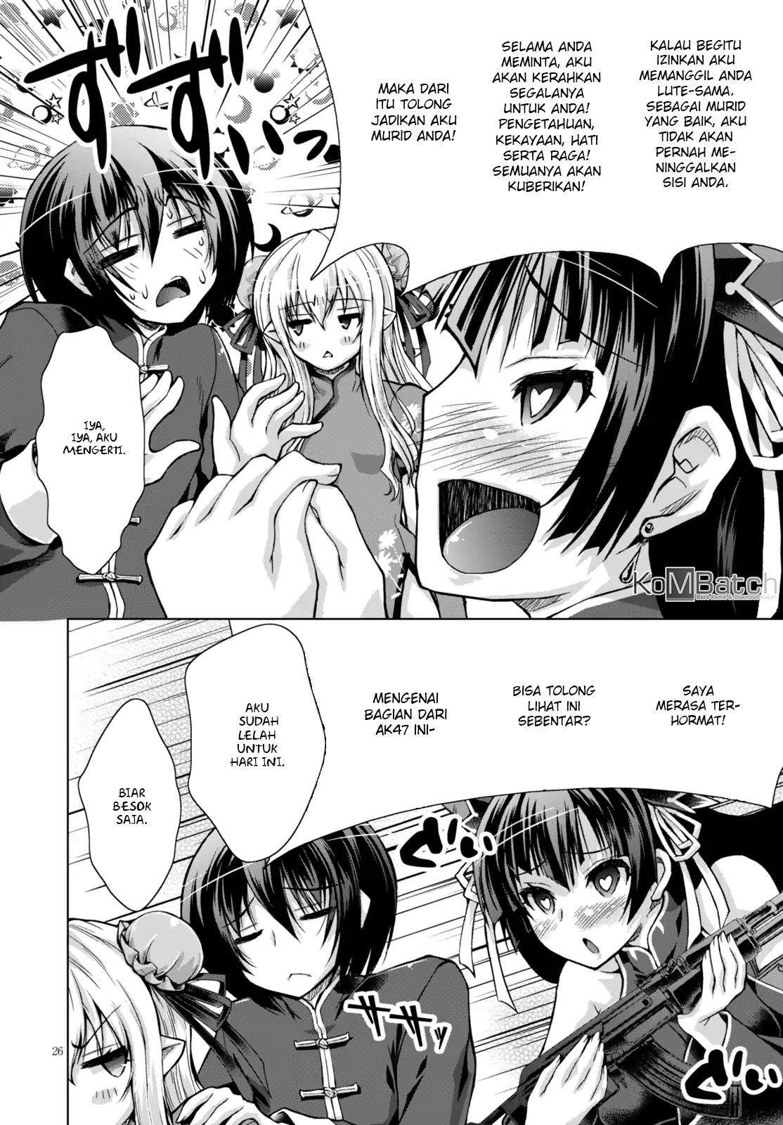 Gunota ga Mahou Sekai ni Tensei Shitara, Gendai Heiki de Guntai Harem o Tsukucchaimashita!? Chapter 20 Gambar 29