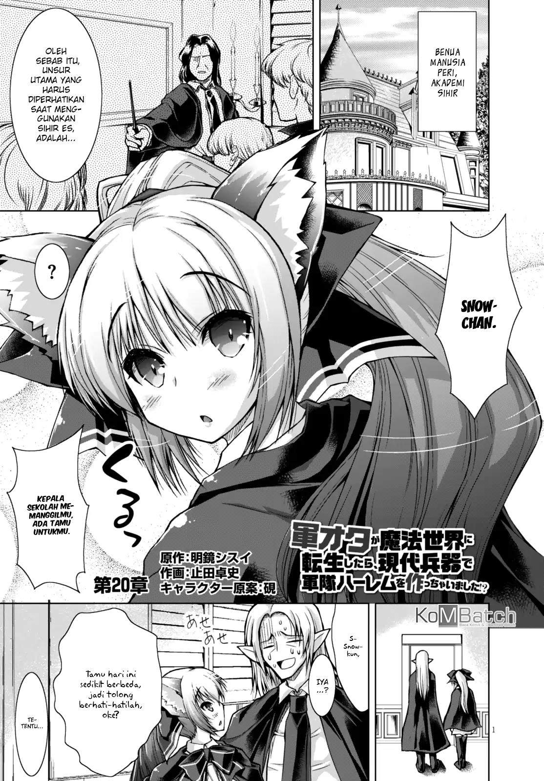 Gunota ga Mahou Sekai ni Tensei Shitara, Gendai Heiki de Guntai Harem o Tsukucchaimashita!? Chapter 20 Gambar 3