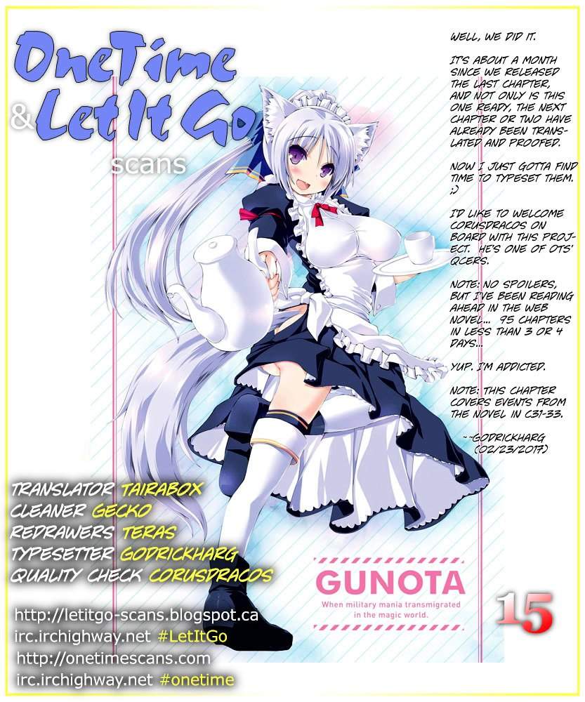 Baca Gunota ga Mahou Sekai ni Tensei Shitara, Gendai Heiki de Guntai Harem o Tsukucchaimashita!? Chapter 15 Gambar 2