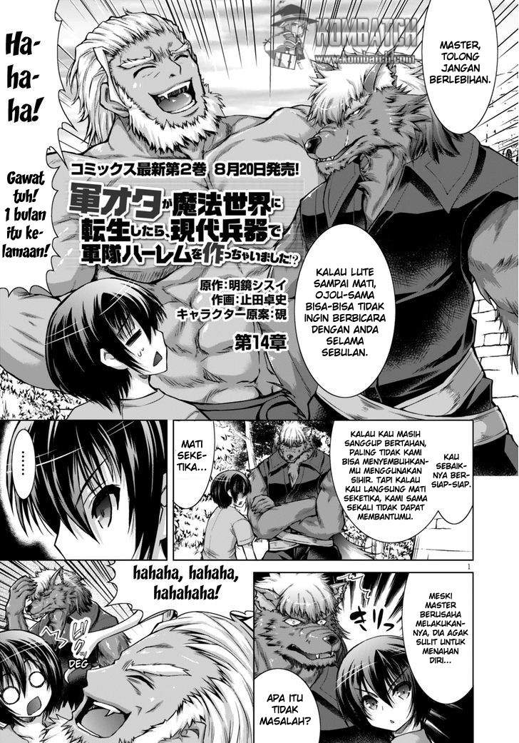 Gunota ga Mahou Sekai ni Tensei Shitara, Gendai Heiki de Guntai Harem o Tsukucchaimashita!? Chapter 14 Gambar 3