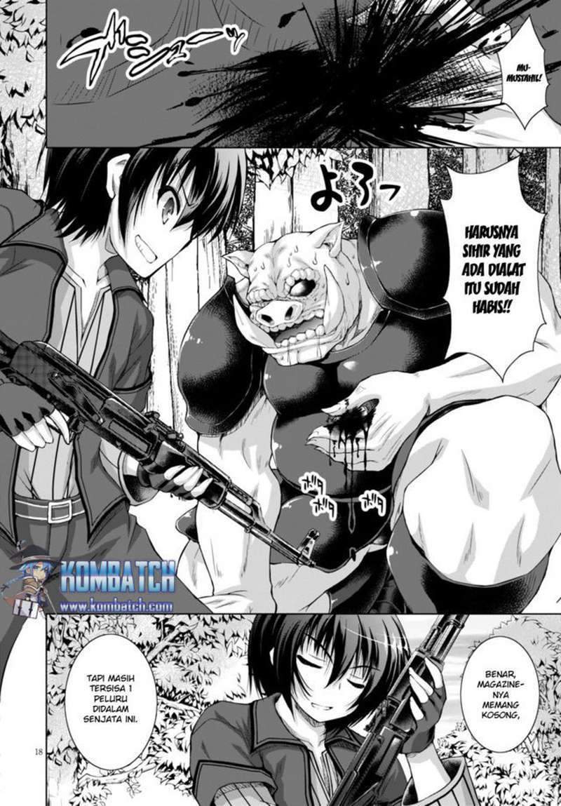 Gunota ga Mahou Sekai ni Tensei Shitara, Gendai Heiki de Guntai Harem o Tsukucchaimashita!? Chapter 09 Gambar 18