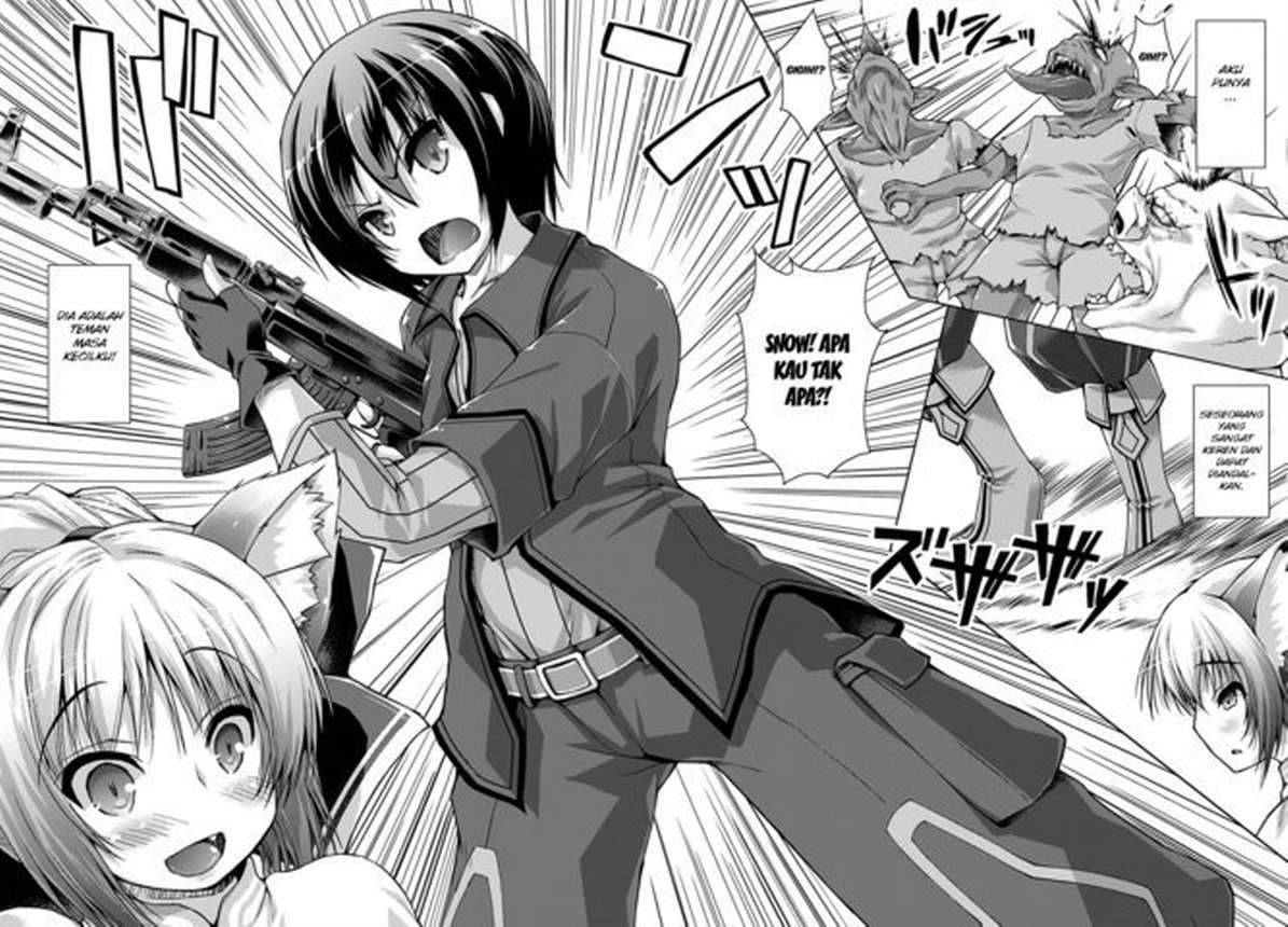 Gunota ga Mahou Sekai ni Tensei Shitara, Gendai Heiki de Guntai Harem o Tsukucchaimashita!? Chapter 08 Gambar 19