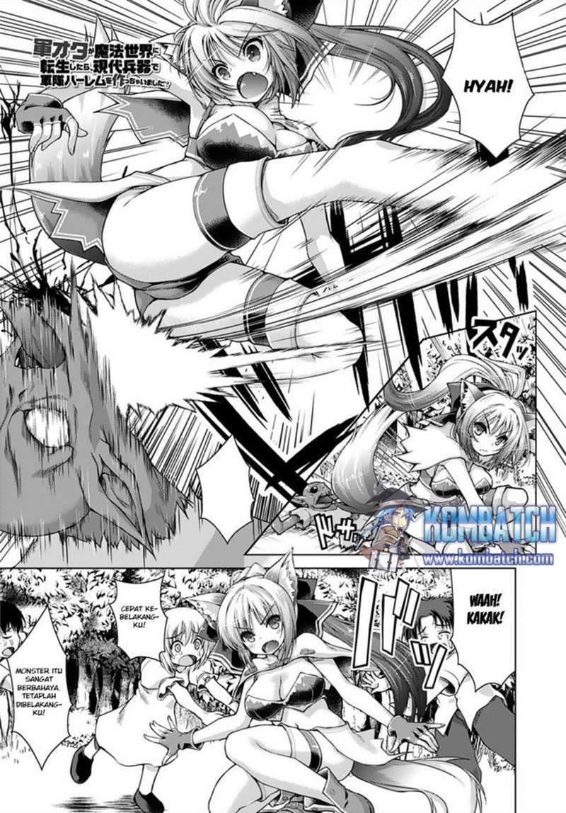 Baca  Gunota ga Mahou Sekai ni Tensei Shitara, Gendai Heiki de Guntai Harem o Tsukucchaimashita!? Chapter 08 Gambar 2