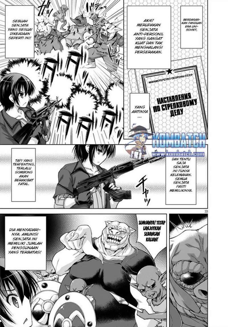 Gunota ga Mahou Sekai ni Tensei Shitara, Gendai Heiki de Guntai Harem o Tsukucchaimashita!? Chapter 08 Gambar 32