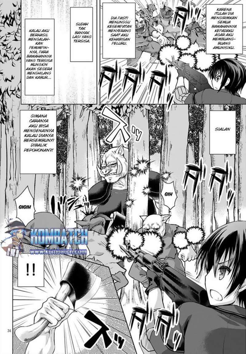 Gunota ga Mahou Sekai ni Tensei Shitara, Gendai Heiki de Guntai Harem o Tsukucchaimashita!? Chapter 08 Gambar 33