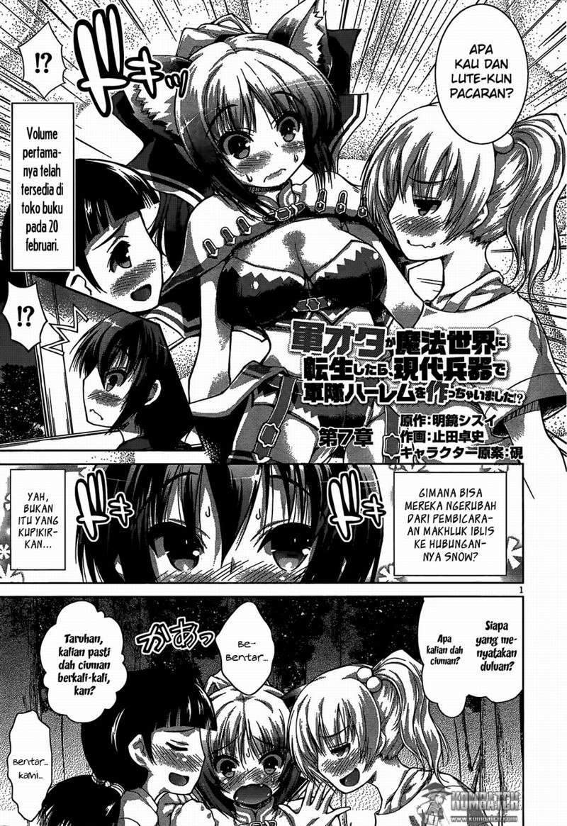 Gunota ga Mahou Sekai ni Tensei Shitara, Gendai Heiki de Guntai Harem o Tsukucchaimashita!? Chapter 07 Gambar 4