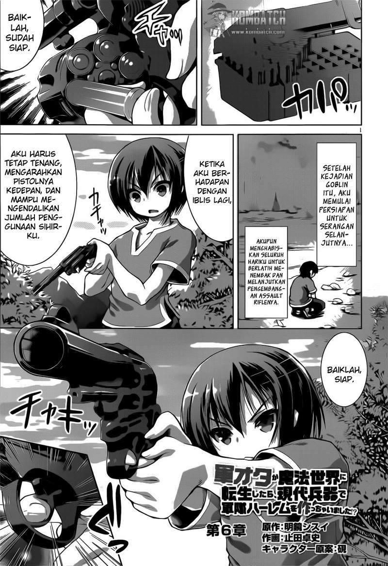 Gunota ga Mahou Sekai ni Tensei Shitara, Gendai Heiki de Guntai Harem o Tsukucchaimashita!? Chapter 06 Gambar 4