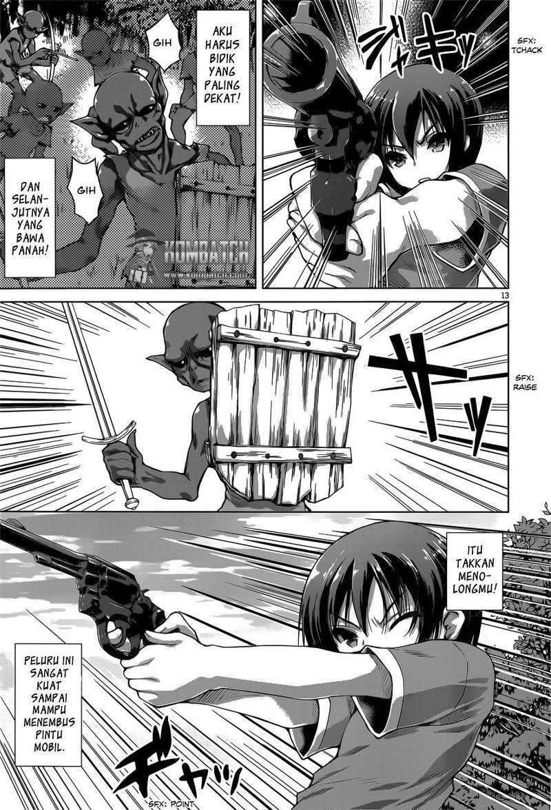 Gunota ga Mahou Sekai ni Tensei Shitara, Gendai Heiki de Guntai Harem o Tsukucchaimashita!? Chapter 05 Gambar 13