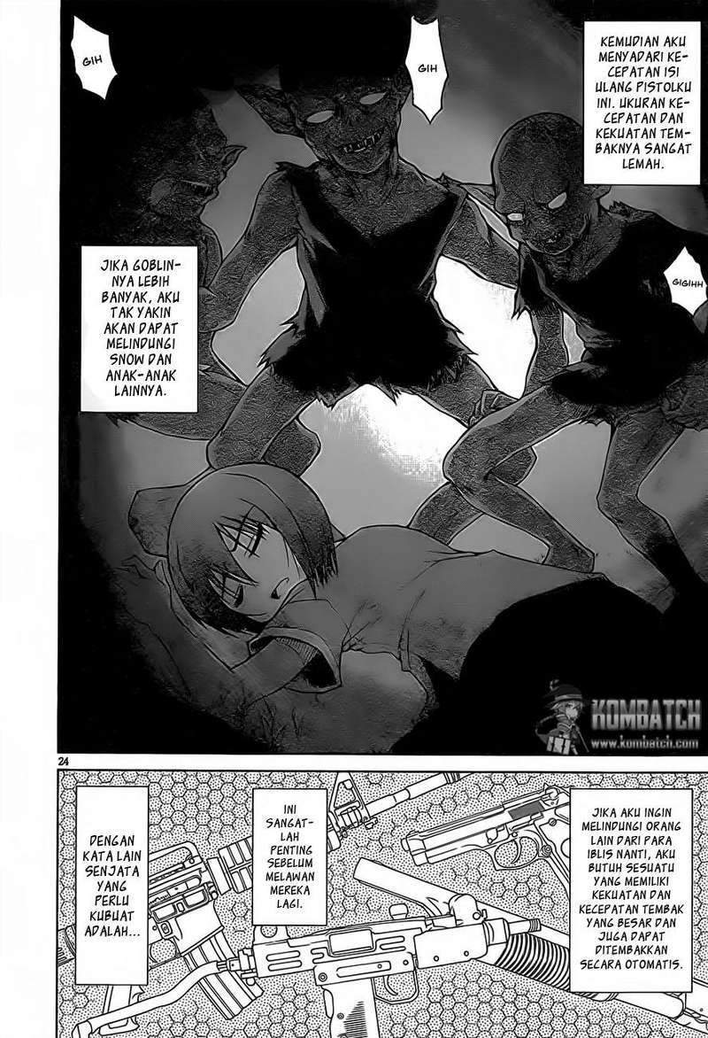 Gunota ga Mahou Sekai ni Tensei Shitara, Gendai Heiki de Guntai Harem o Tsukucchaimashita!? Chapter 05 Gambar 24