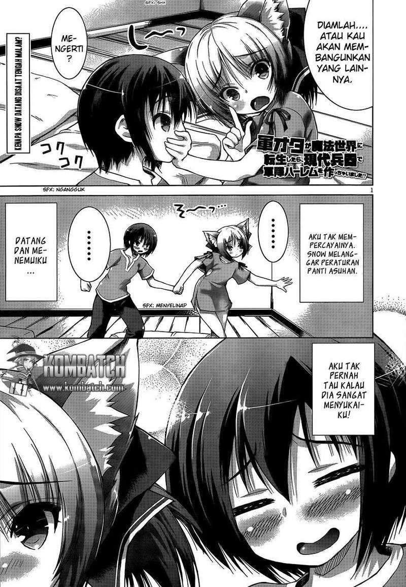 Gunota ga Mahou Sekai ni Tensei Shitara, Gendai Heiki de Guntai Harem o Tsukucchaimashita!? Chapter 04 Gambar 3