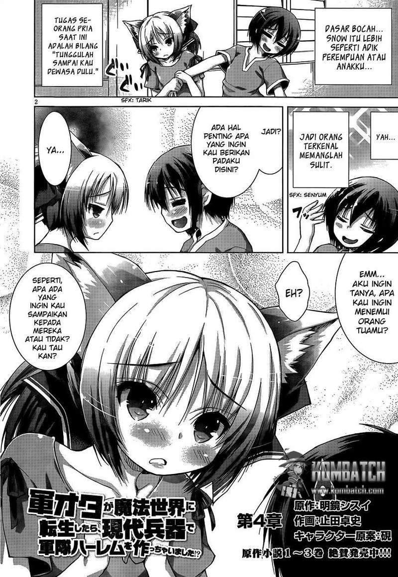 Gunota ga Mahou Sekai ni Tensei Shitara, Gendai Heiki de Guntai Harem o Tsukucchaimashita!? Chapter 04 Gambar 4