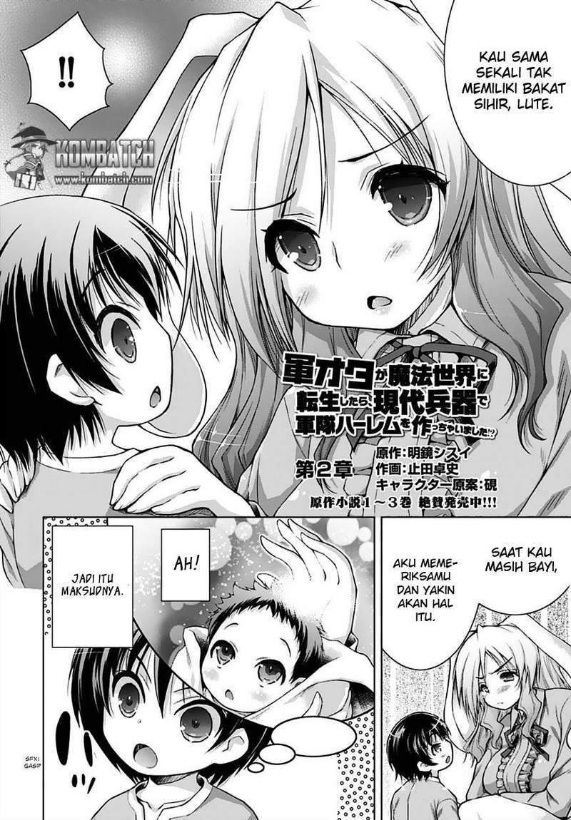 Gunota ga Mahou Sekai ni Tensei Shitara, Gendai Heiki de Guntai Harem o Tsukucchaimashita!? Chapter 02 Gambar 4