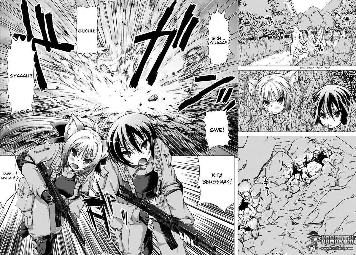 Gunota ga Mahou Sekai ni Tensei Shitara, Gendai Heiki de Guntai Harem o Tsukucchaimashita!? Chapter 01 Gambar 12