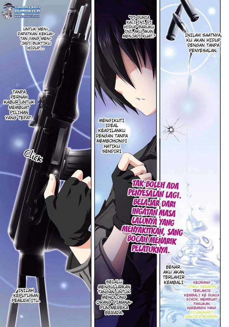 Gunota ga Mahou Sekai ni Tensei Shitara, Gendai Heiki de Guntai Harem o Tsukucchaimashita!? Chapter 01 Gambar 5