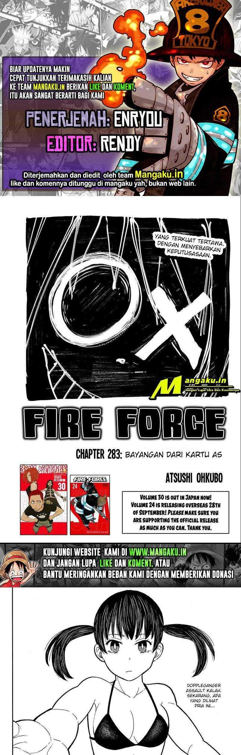 Baca Komik Fire Brigade of Flames Chapter 283 Gambar 1