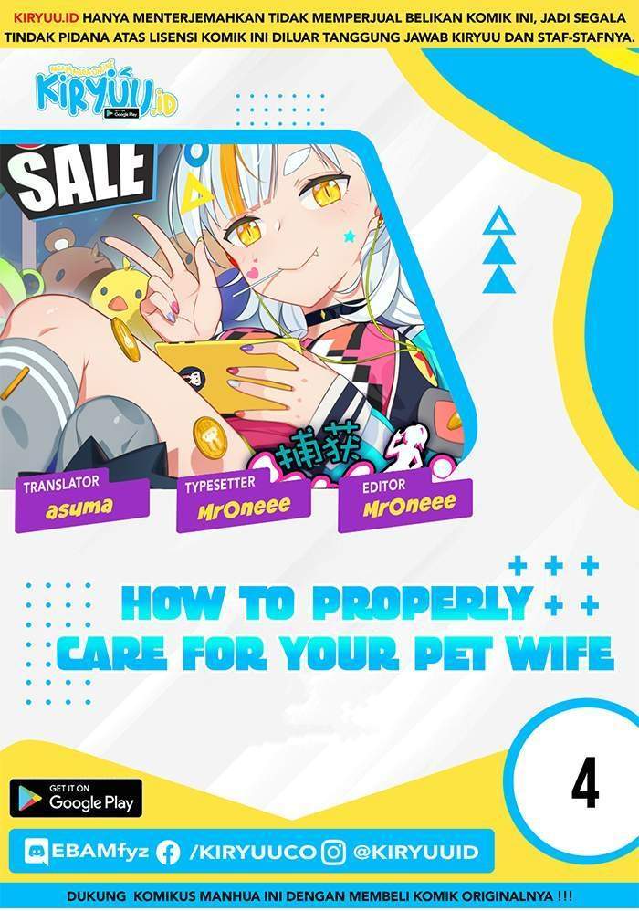 Baca Komik How To Properly Care For Your Pet Wife Chapter 4 Gambar 1