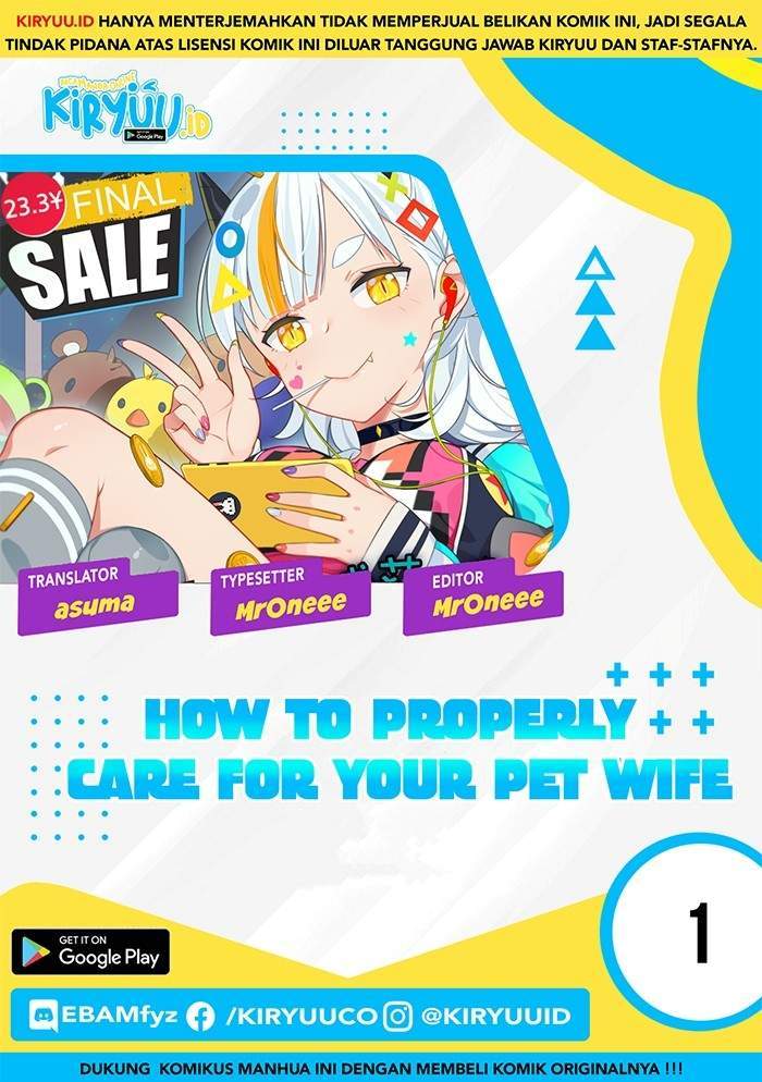 Baca Komik How To Properly Care For Your Pet Wife Chapter 1 Gambar 1