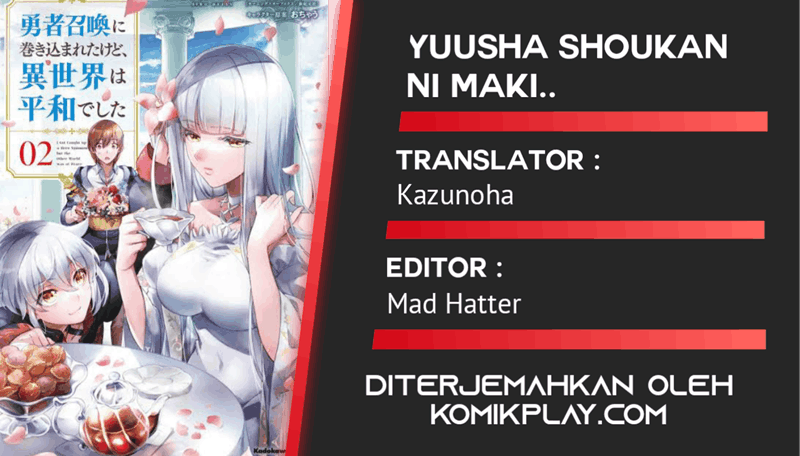 Baca Komik Yuusha Shoukan ni Makikomareta kedo, Isekai wa Heiwa deshita Chapter 13.5 Gambar 1